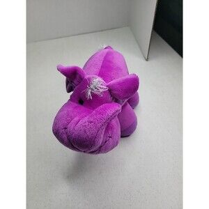 Pier 1 Imports Purple Elephant Plush Stuffed Animal Toy 12"